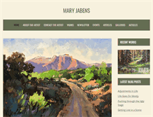 Tablet Screenshot of maryjabens.com